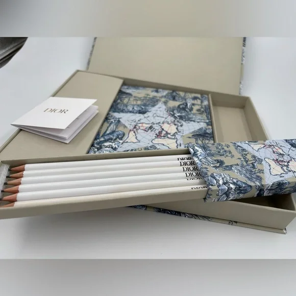 Dior NWT Limited Edition exclusive Around the World stationary set gift bundle - Picture 3 of 12